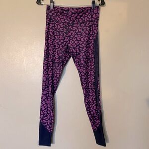 lululemon athletica Purple and Pink Patterned Leggings